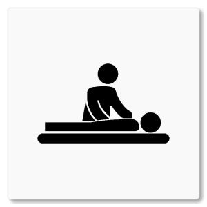 Masérna, 100x100mm, bílá, Nevada